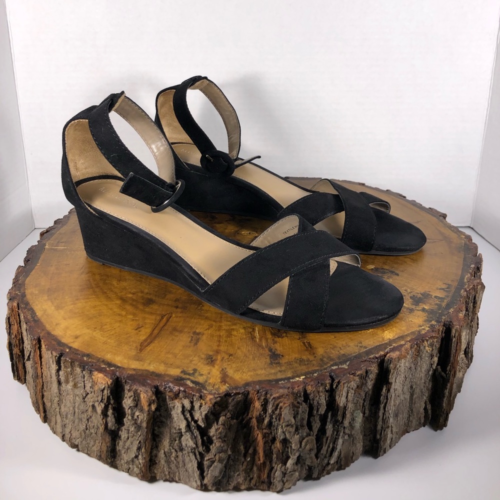Merona thin-strap open toe block heel